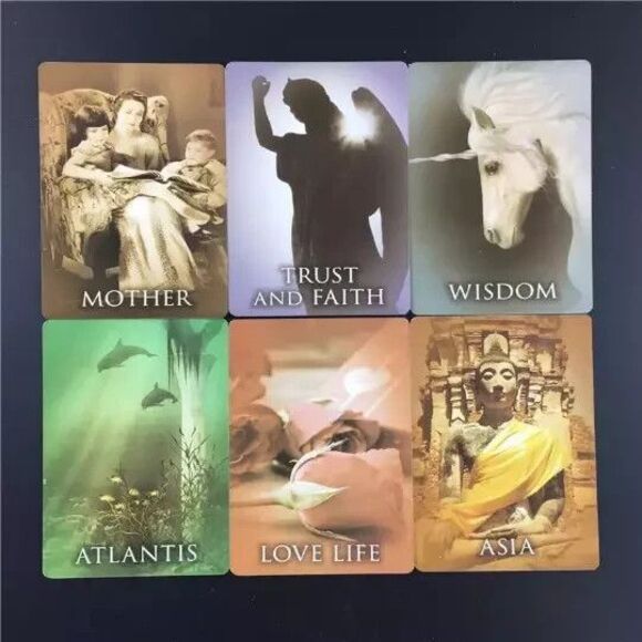 Past Life Oracle Cards with Guidebook, 44 Tarot Deck with E-Guidebook, Pocket Ed - Picture 5 of 10